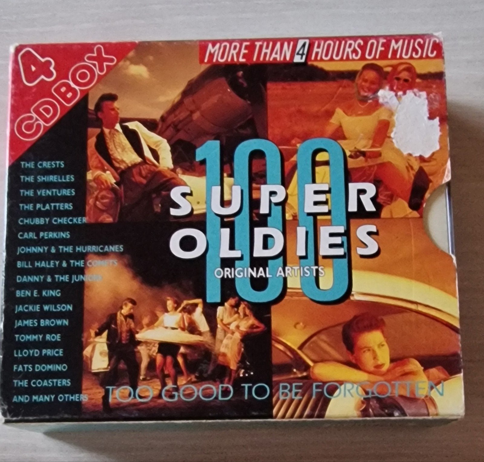 100 SUPER OLDIES EN 4 CD, Enlèvement ou Envoi