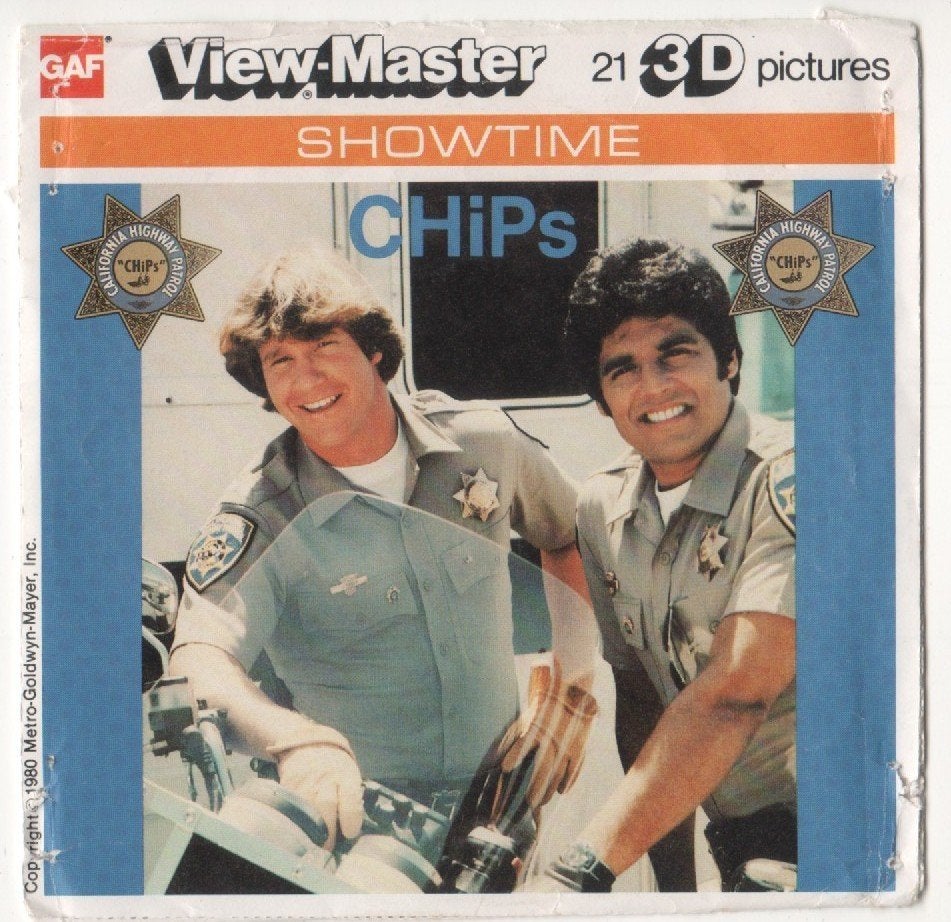 View-master CHiPs L 14 boekje in het Engels, Ophalen of Verzenden