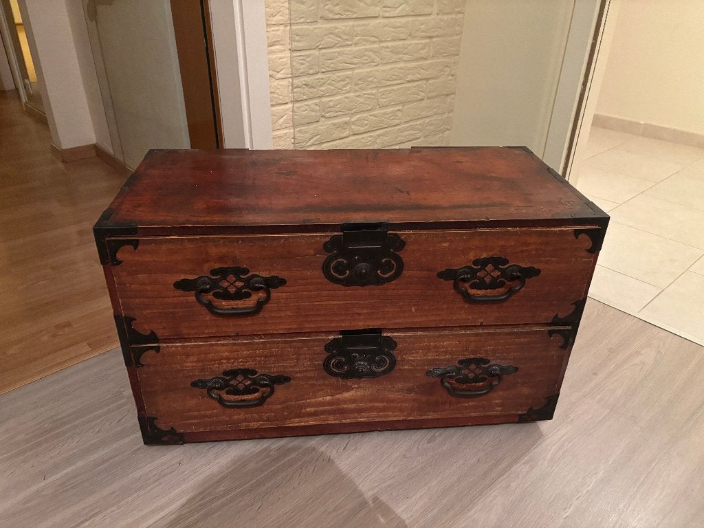Coffre en bois, Maison & Meubles, Accessoires pour la Maison | Coffres, Enlèvement, Utilisé