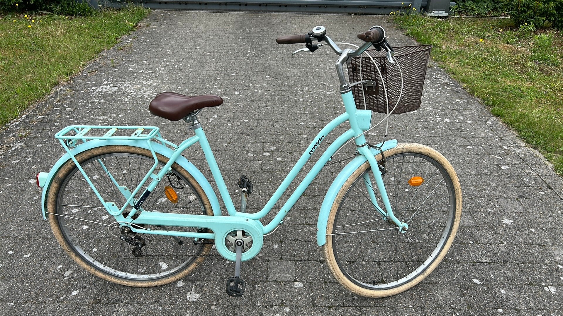 Damesfiets btwin, Gebruikt, Velgrem, 50 tot 53 cm, Ophalen