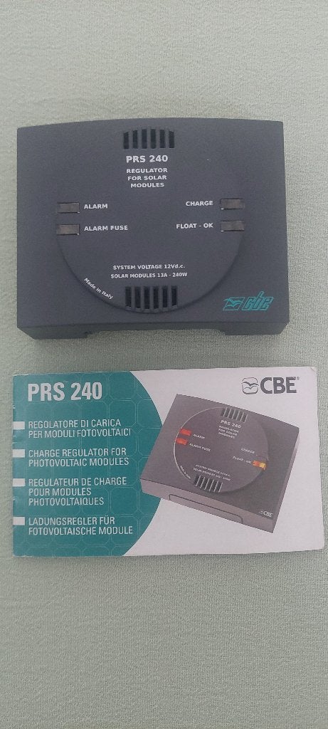 Zonneregelaar camper CBE prs 240, Caravans en Kamperen, Ophalen, Zo goed als nieuw