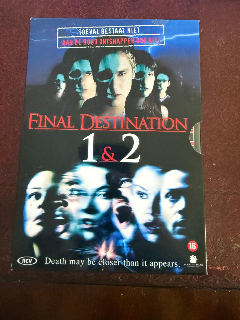 Final Destination 1 & 2 – DVD Box, Cd's en Dvd's, Ophalen, Zo goed als nieuw, Boxset