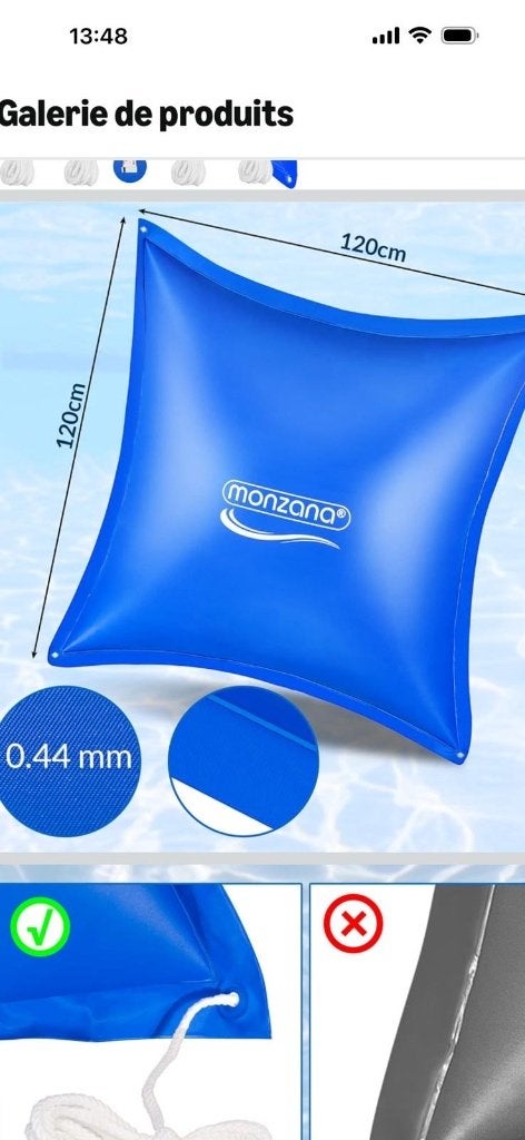 Coussin de piscine hivernage, Enlèvement, Neuf, Autres types