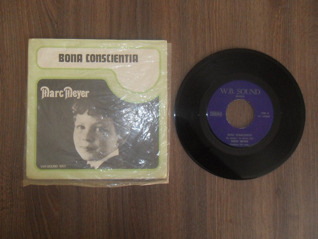 Marc Meyer - Bona conscientia, Ophalen of Verzenden, Gebruikt, 7 inch, Levenslied of Smartlap