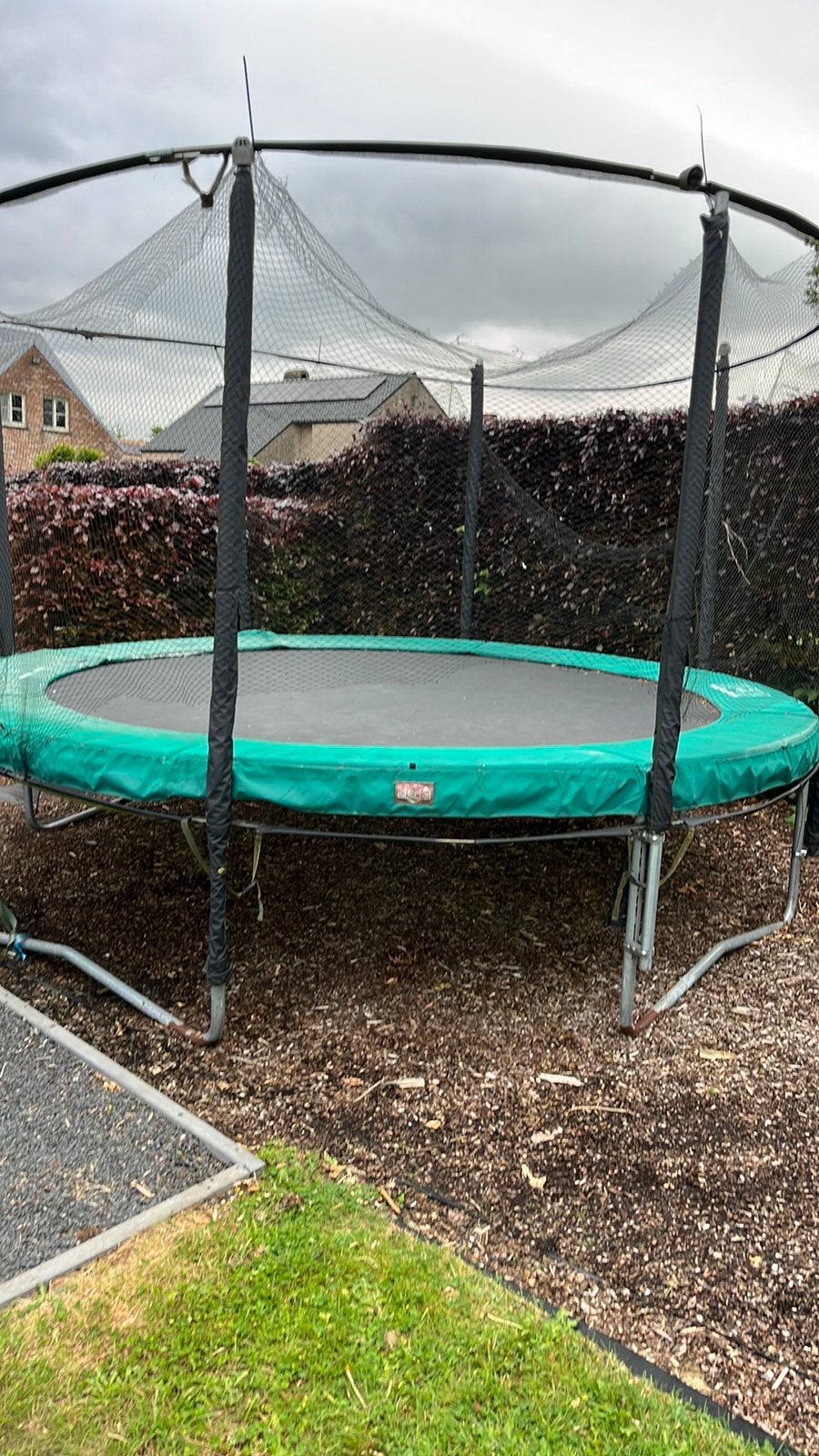 Berg trampoline, Ophalen, Gebruikt