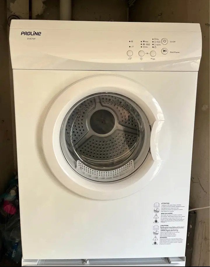Droogkast, Electroménager, Sèche-linge, Enlèvement, Comme neuf, Chargeur frontal, Évacuation d'air