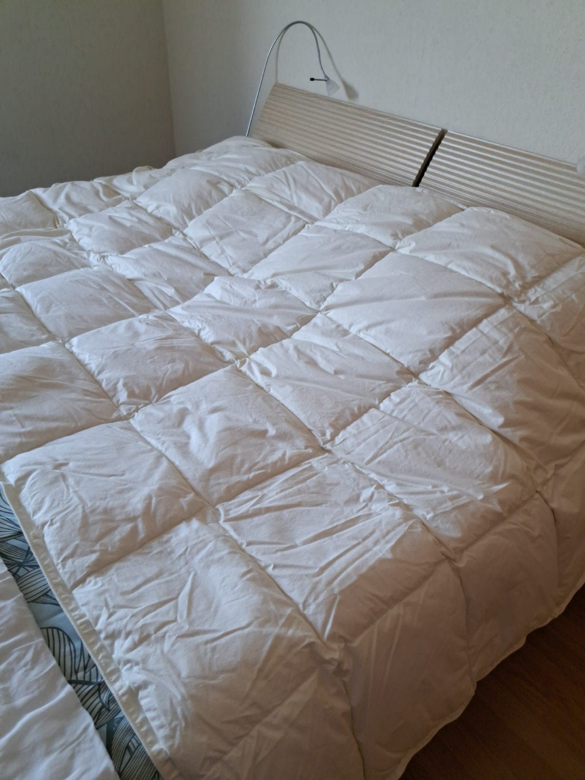 2 donsdekens voor 1 persoonsbed, Ophalen, Wit