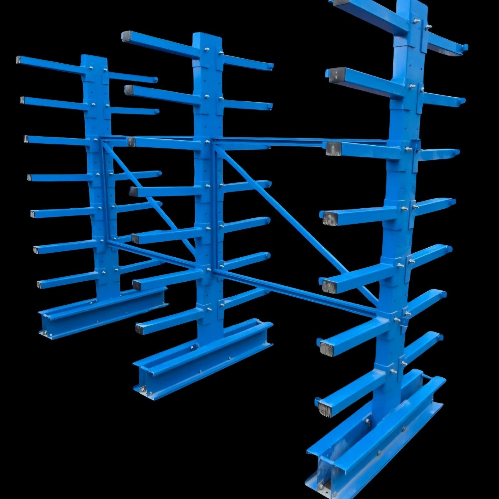 Handige dubbele stelling langgoedstelling draagarmstelling., Doe-het-zelf en Bouw, Ophalen