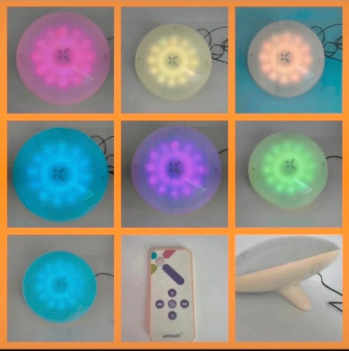 Lamp met 9 verschillende kleuren, Muziek en Instrumenten, Licht en Laser, Ophalen, Zo goed als nieuw