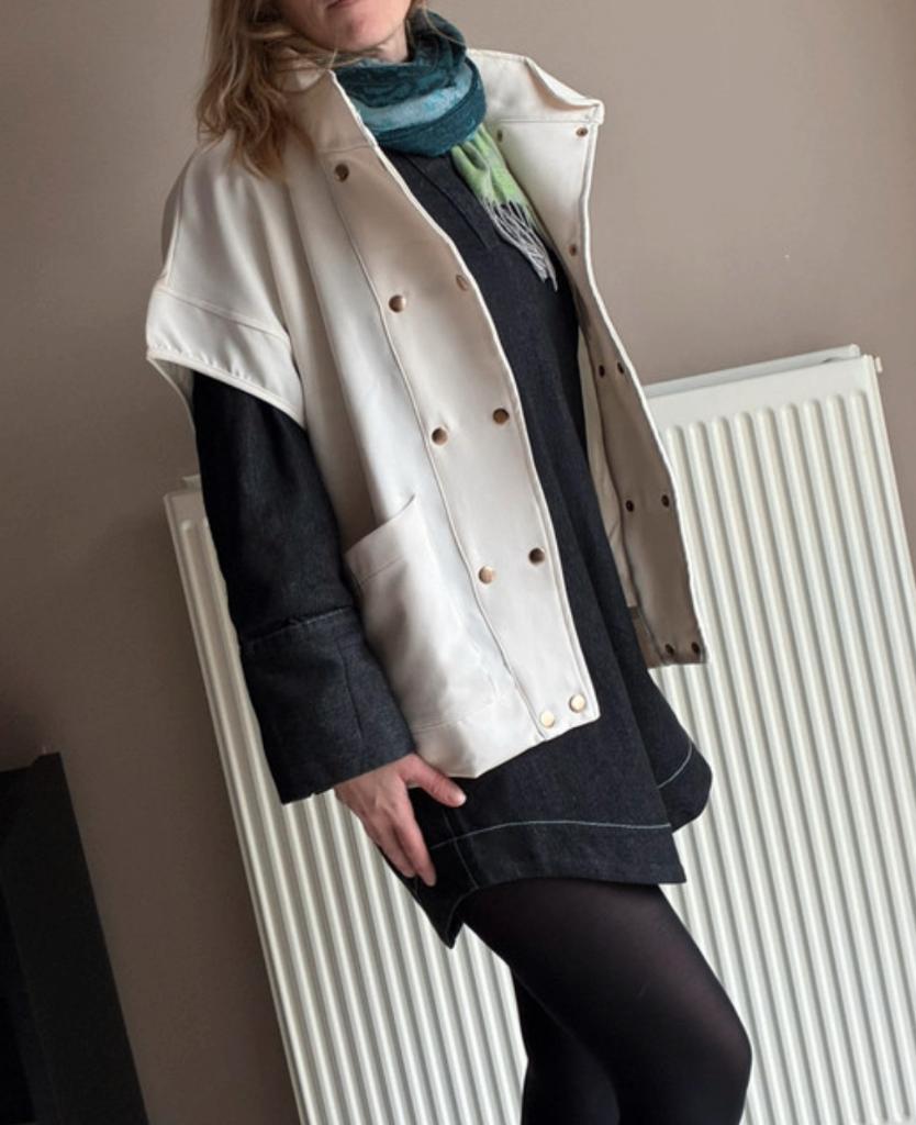 Nieuw: Mouwloos vest cream - wit, Ophalen, Wit, Nieuw, Cherry Paris