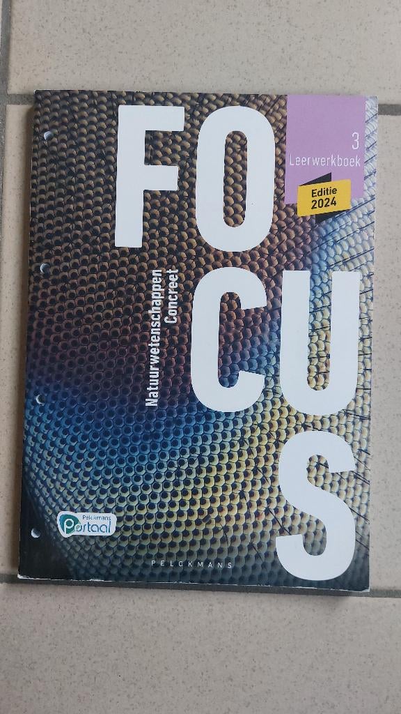 Focus 3 leerwerkboek editie 2024, Livres, Livres scolaires, Physique, Enlèvement ou Envoi, Utilisé, Enseignement secondaire inférieur