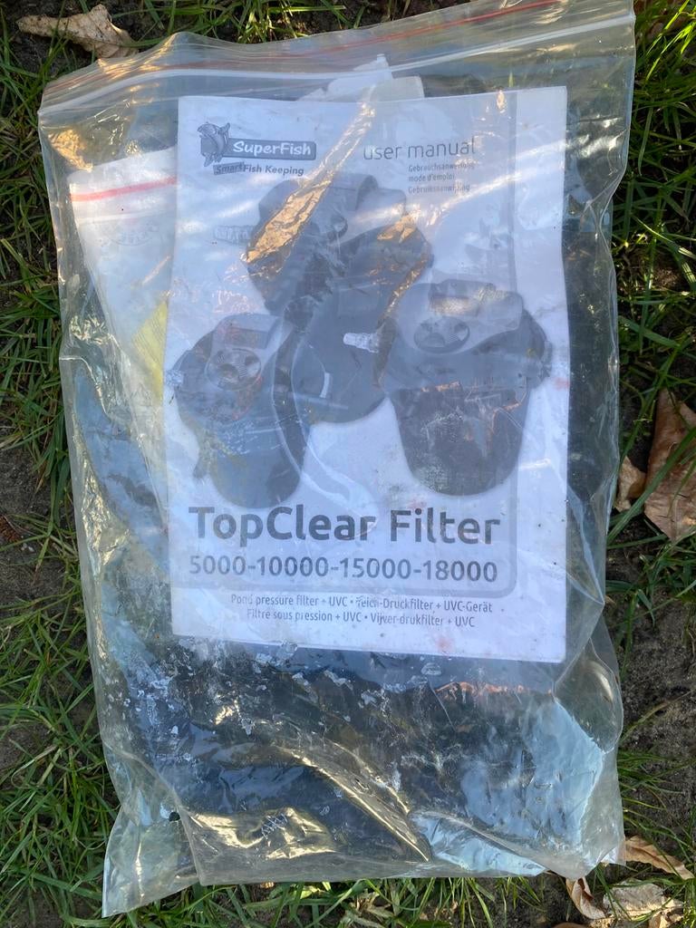 Drukfilter superfish, Tuin en Terras, Ophalen