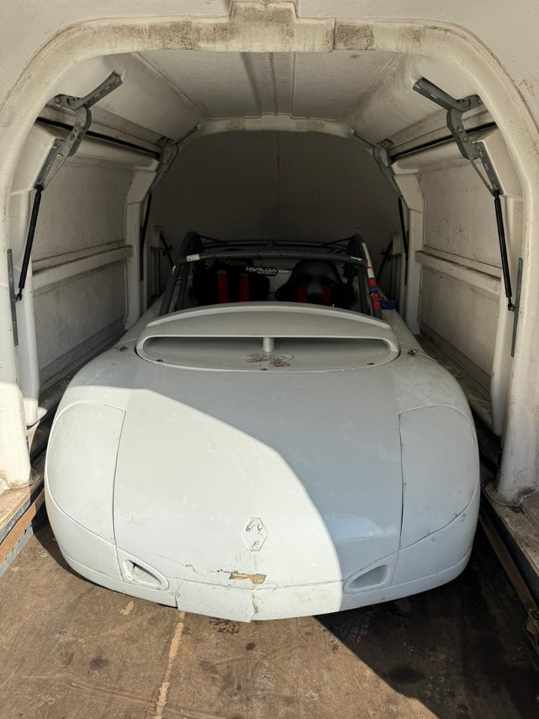 Renault sport spider throphy, Auto's, Oldtimers, Particulier, Renault, Benzine, Rood, Ophalen