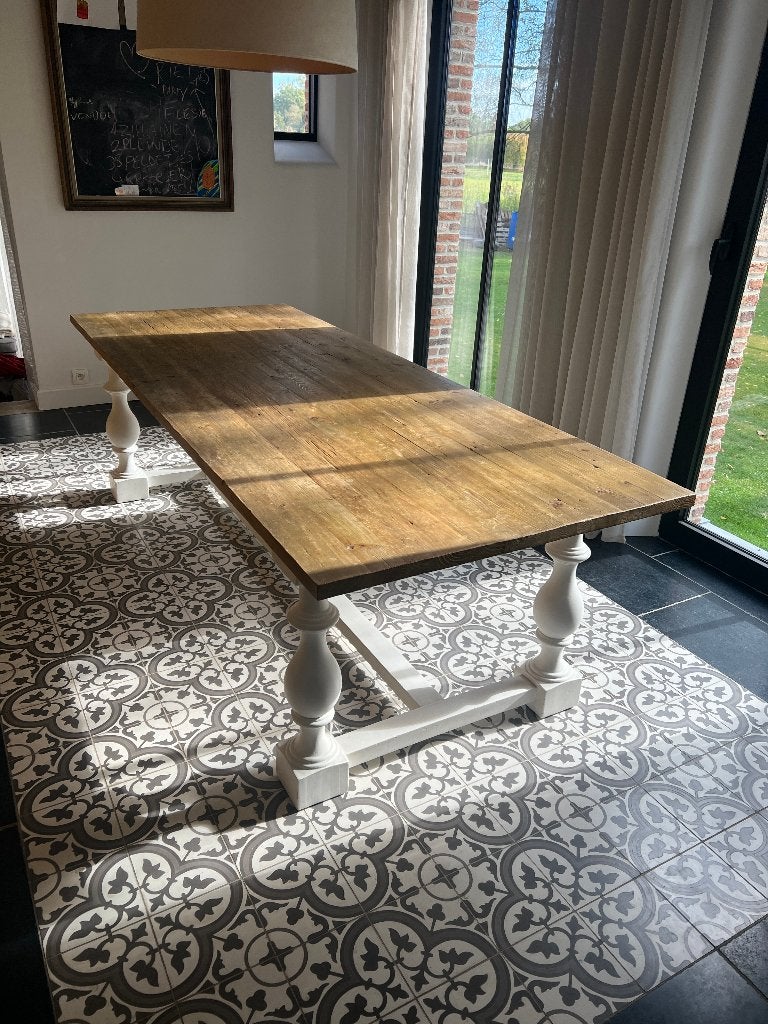 Oude Kloostertafel, Huis en Inrichting, Ophalen, 200 cm of meer, 50 tot 100 cm, Zo goed als nieuw