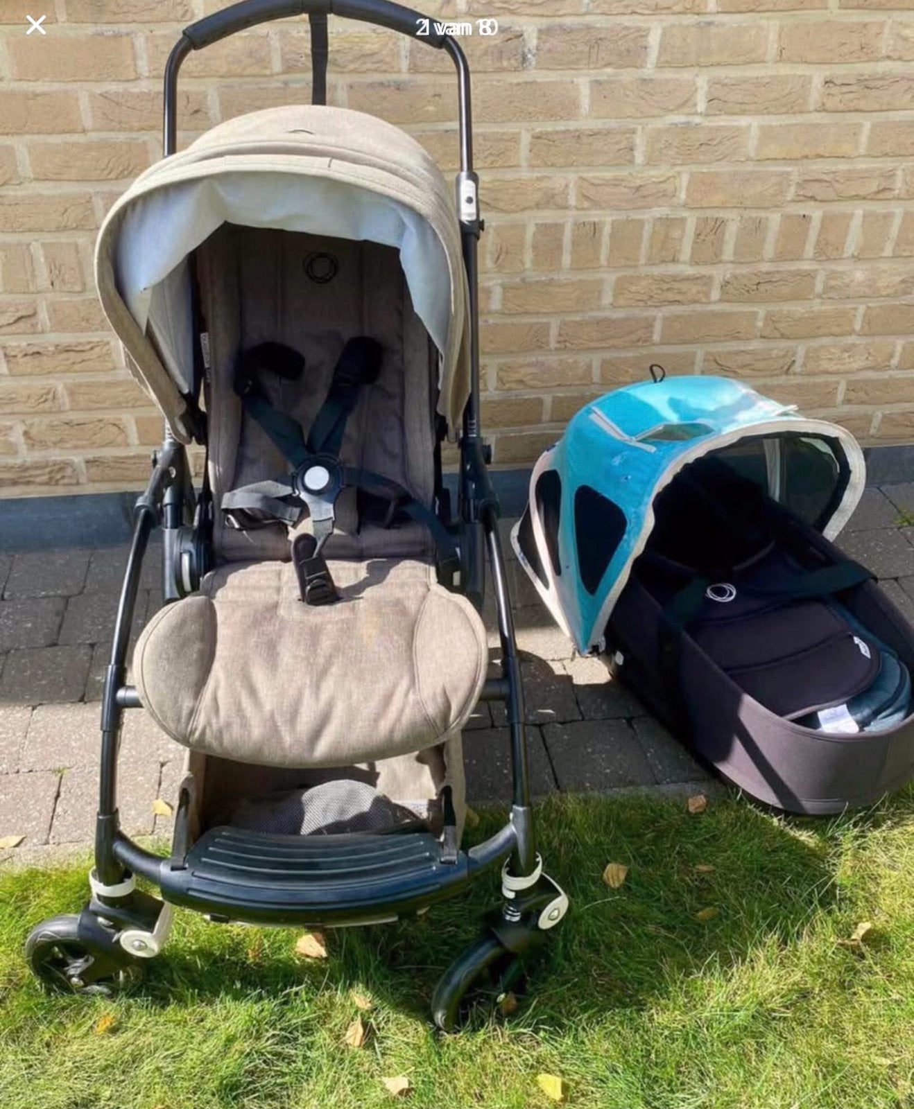 Bugaboo Bee 5 black/ Taupe, Enfants & Bébés, Poussettes & Combinaisons, Comme neuf, Enlèvement