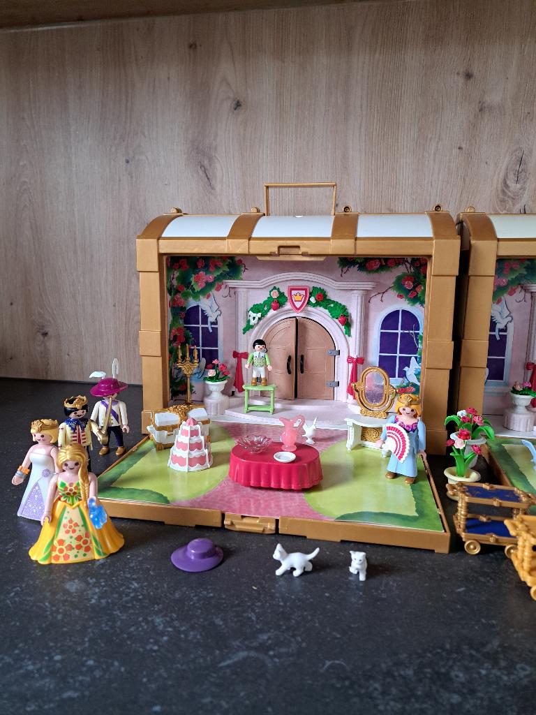 Playmobil 4249  2x Prinsessenkoffer met accesoires, Kinderen en Baby's, Speelgoed | Playmobil, Ophalen of Verzenden, Gebruikt
