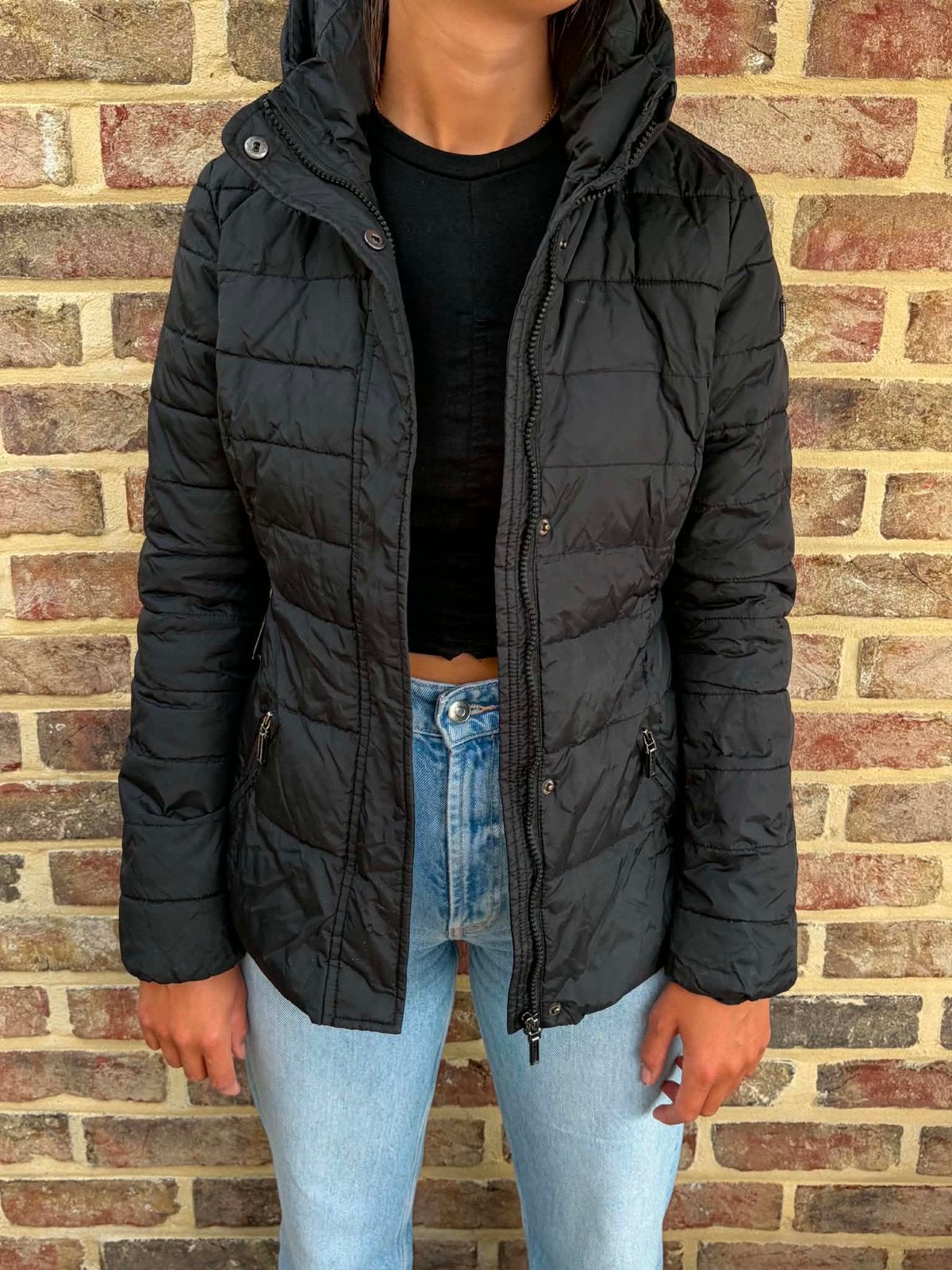 Manteau avec ceinture Kocca, Vêtements | Femmes, Vestes | Hiver, Envoi, Porté, Taille 34 (XS) ou plus petite, Noir