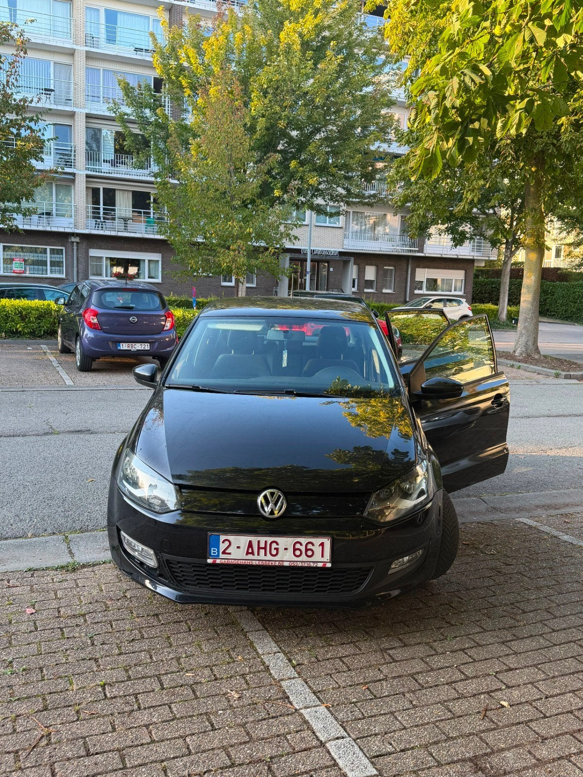 polo benzine 2013 ⛽️ 191000km  1.2, Autos, Euro 5, Achat, Boîte manuelle, Noir