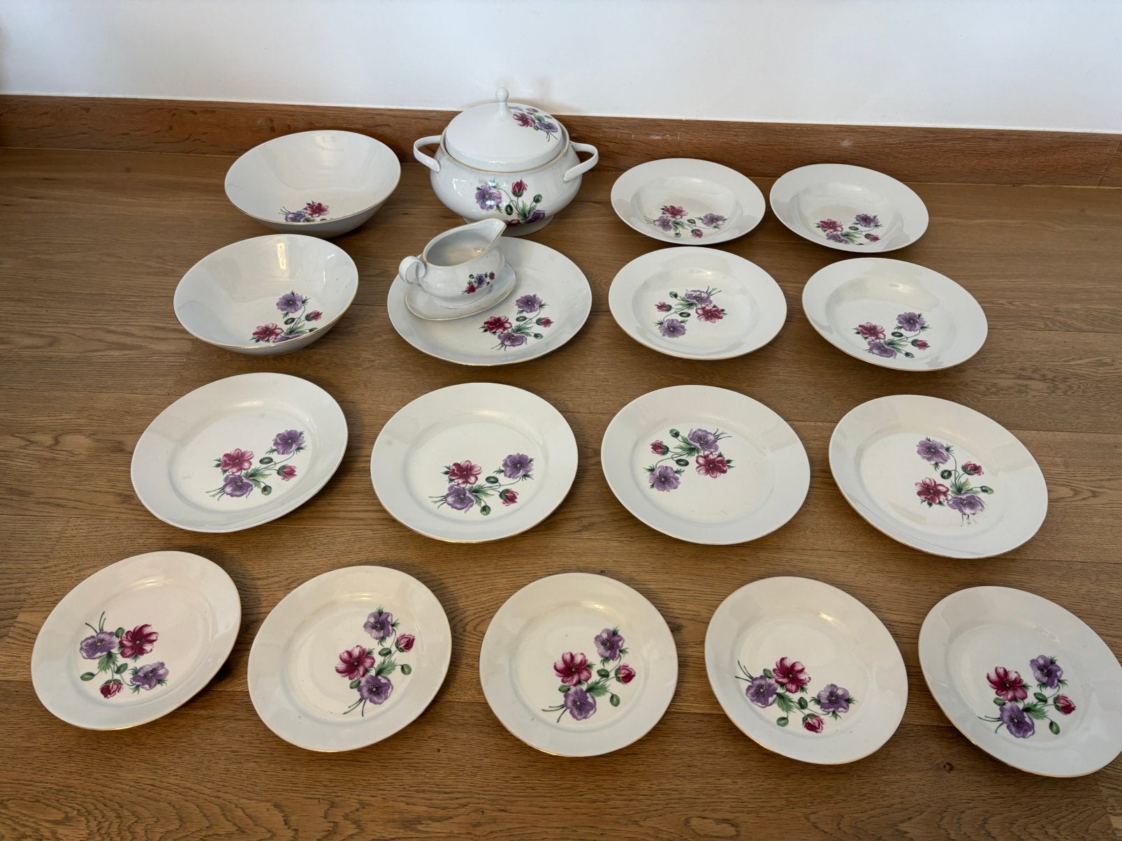 Mooi servies, Ophalen