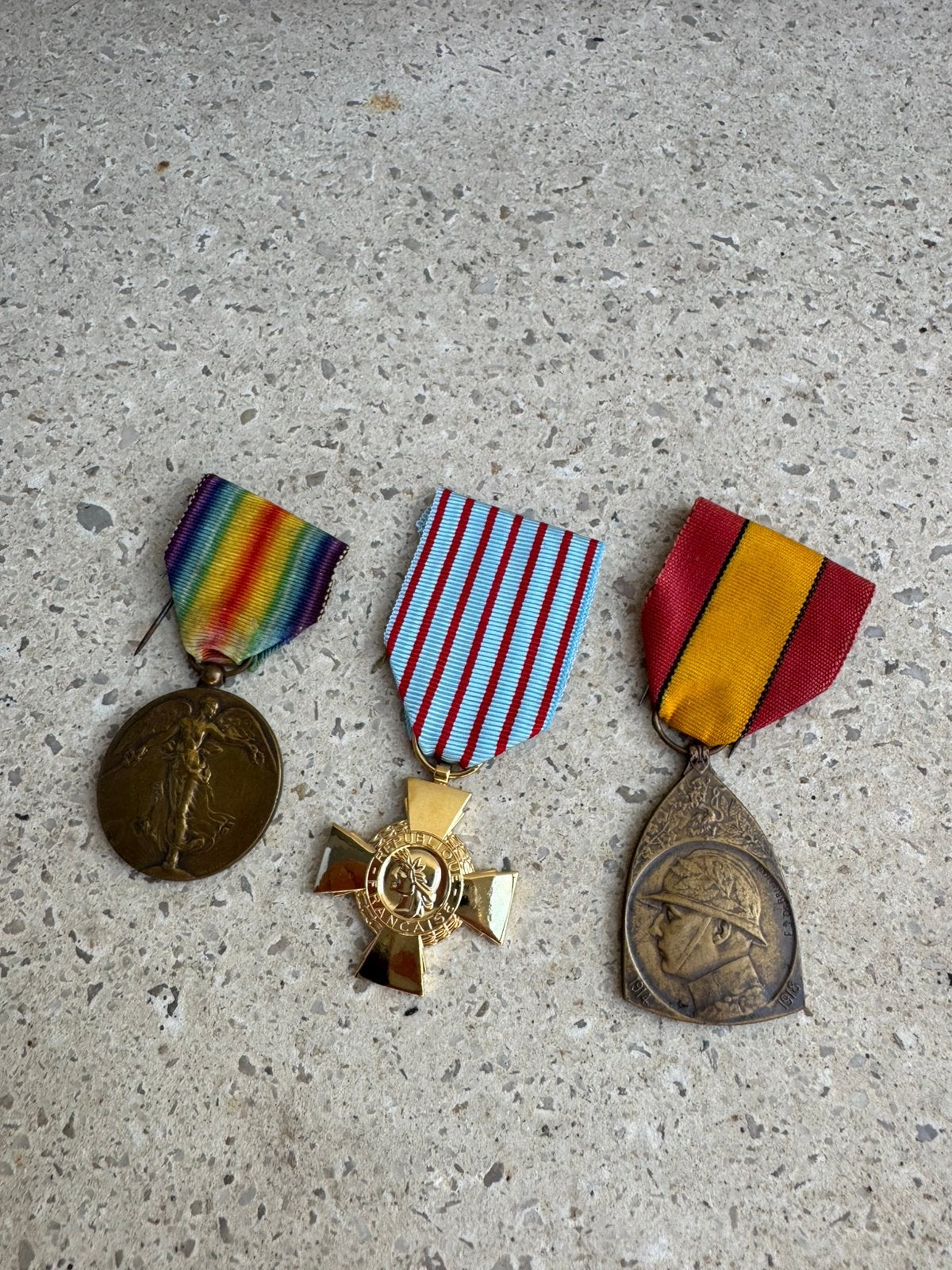 Wo1 lot van 3 medailles, Ophalen of Verzenden