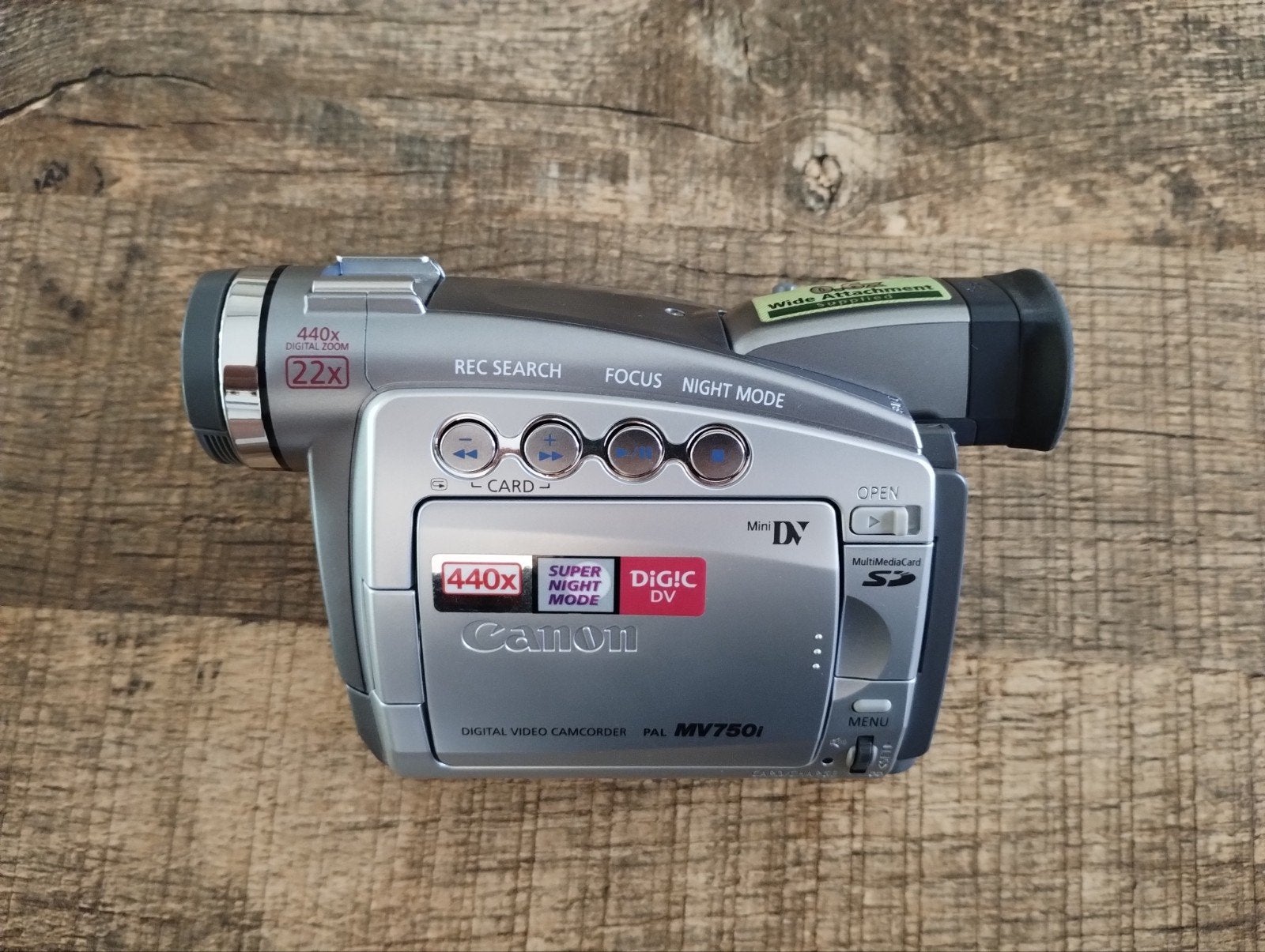 Canon PAL MV750i Digital Video Camcorder, Audio, Tv en Foto, Videocamera's Digitaal, Ophalen, Canon, Nieuw, Mini DV