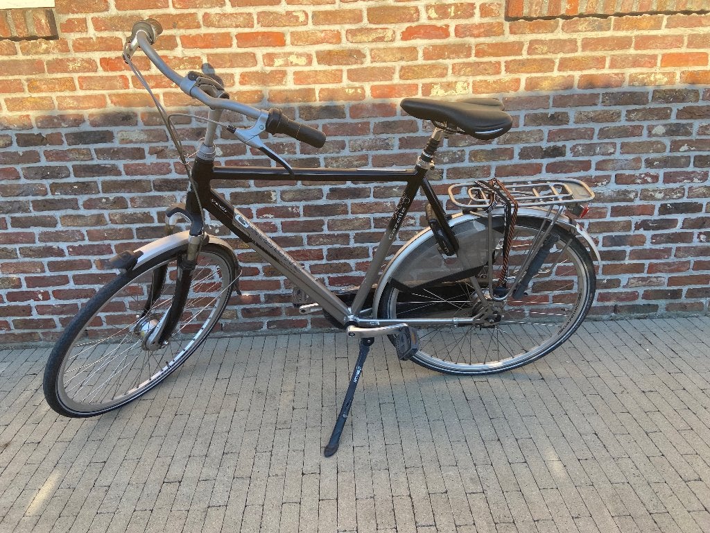 Gazelle herenfiets, Fietsen en Brommers, Ophalen, Gebruikt, Versnellingen, Schijfrem