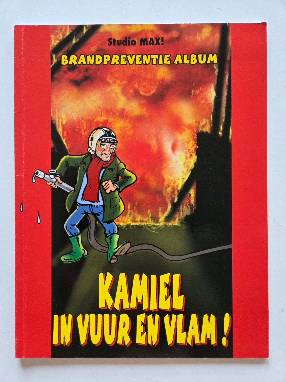 Strip "Kamiel in Vuur en Vlam", Enlèvement ou Envoi, Utilisé