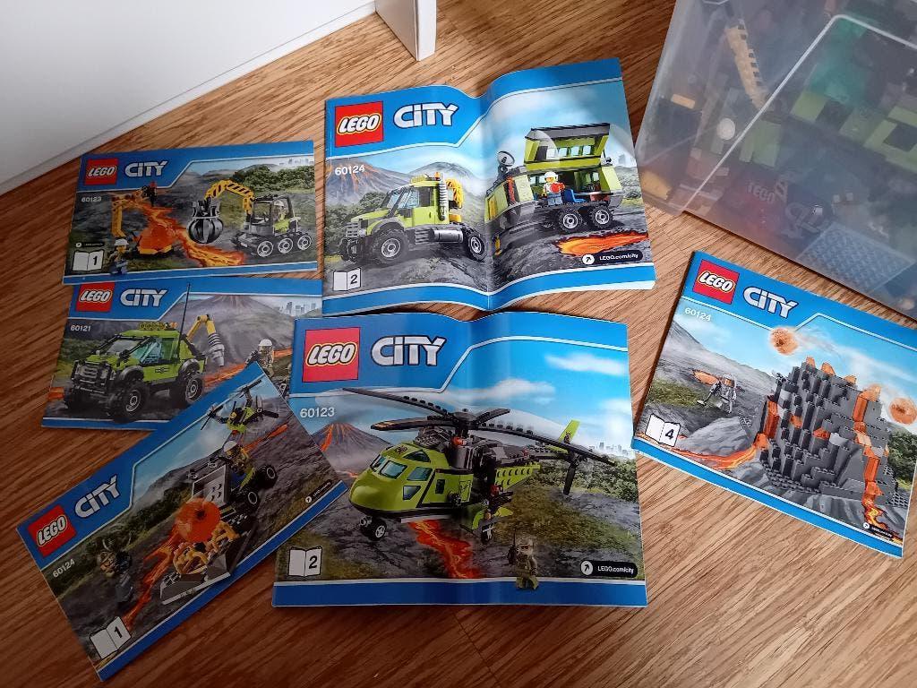 Lego vulkaan 60123 60124 60121, Ophalen, Lego, Meerdere sets, Complete set