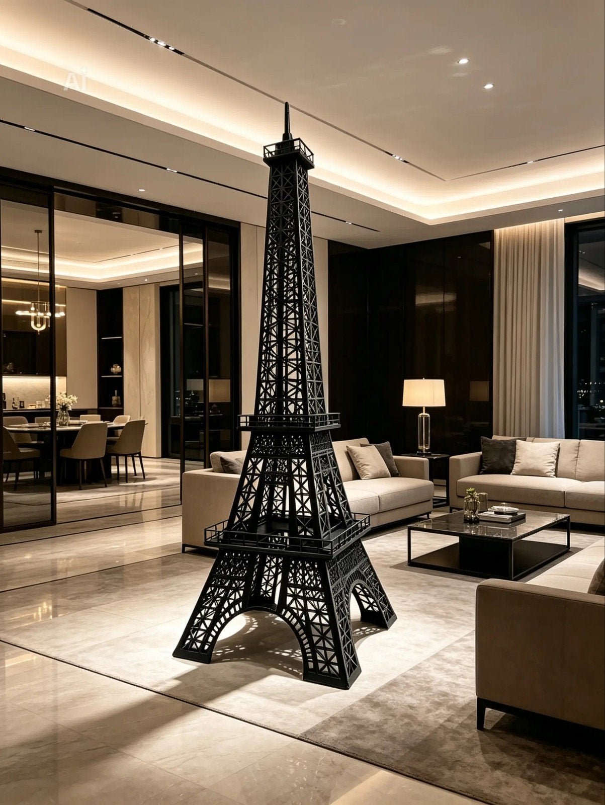 Tour Eiffel en acier unique, Enlèvement ou Envoi
