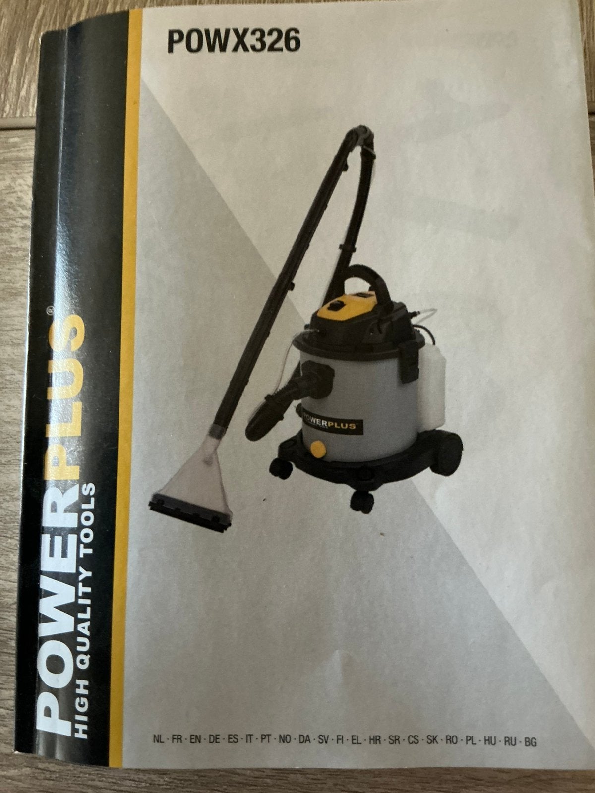 Aspirateur/nettoyeur de tapis PowerPlus POWX326 1600W 20l, Enlèvement, Comme neuf