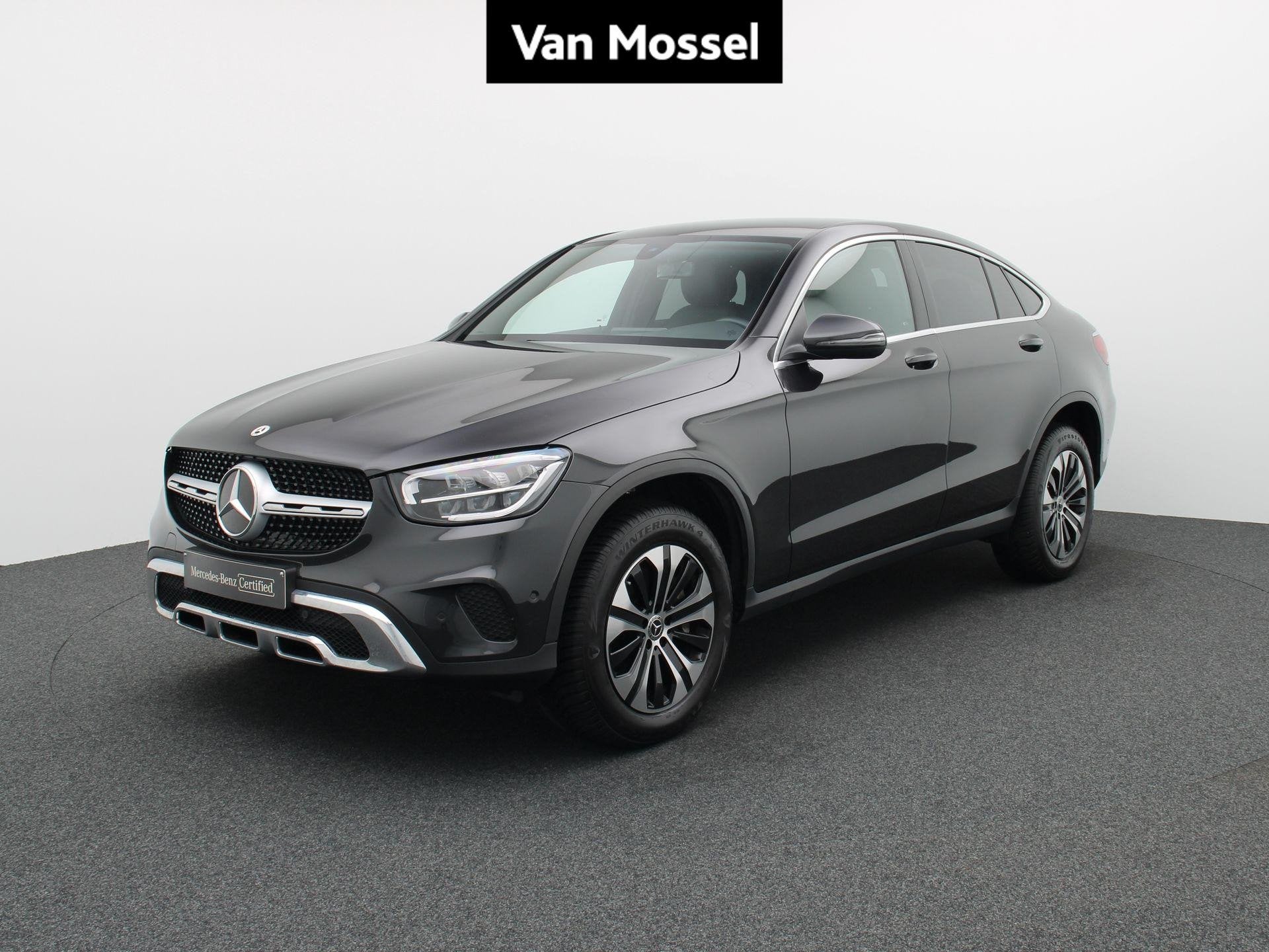 Mercedes-Benz GLC 300 de 4M Business Solution Coupé + LEDER, Autos, Cuir, Argent ou Gris, 143 kW, Euro 6