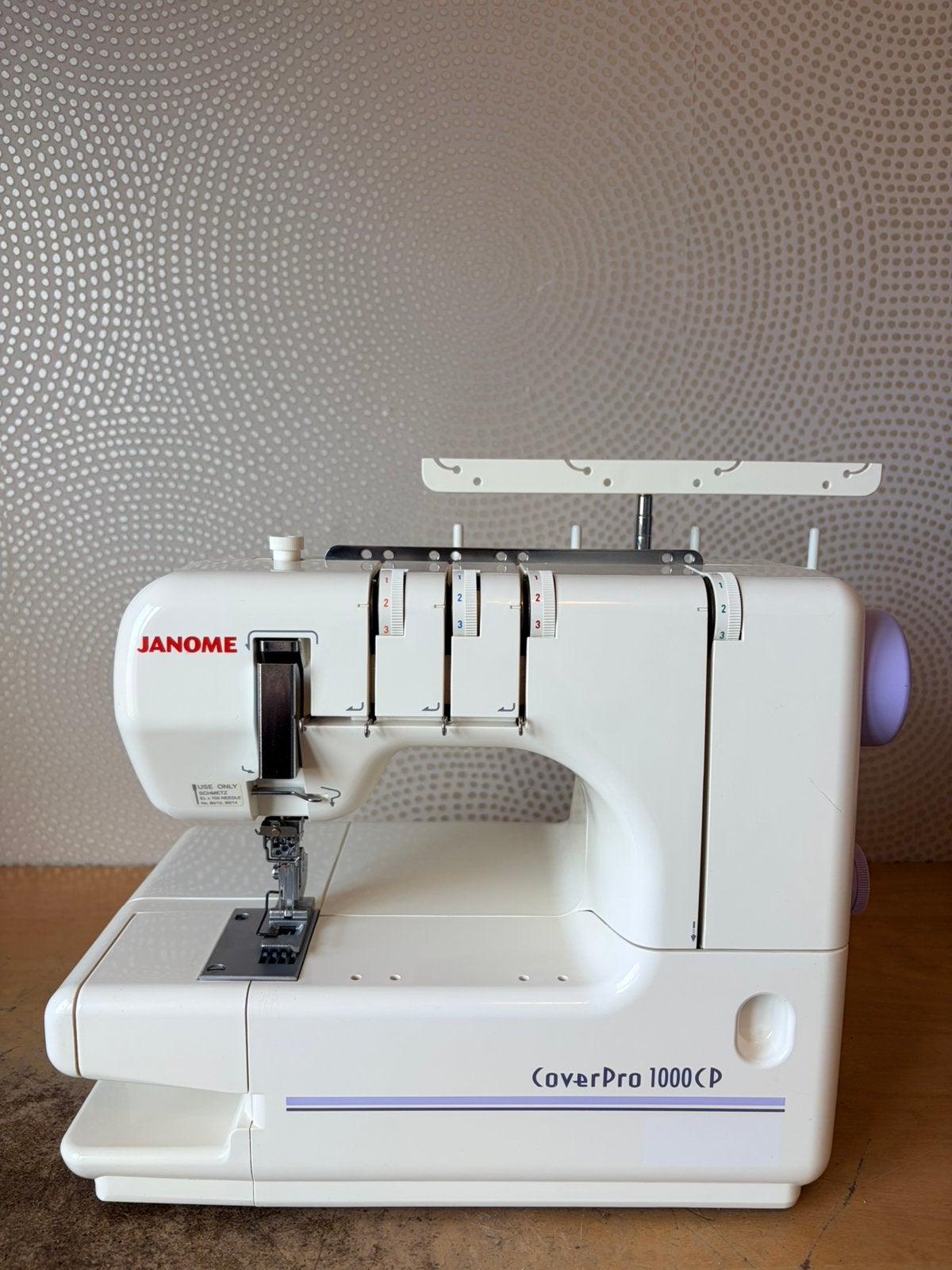MACHINE COVERLOCK JANOME COVERPRO 1000CP, Hobby & Loisirs créatifs, Enlèvement ou Envoi, Utilisé, Surjeteuse, Janome