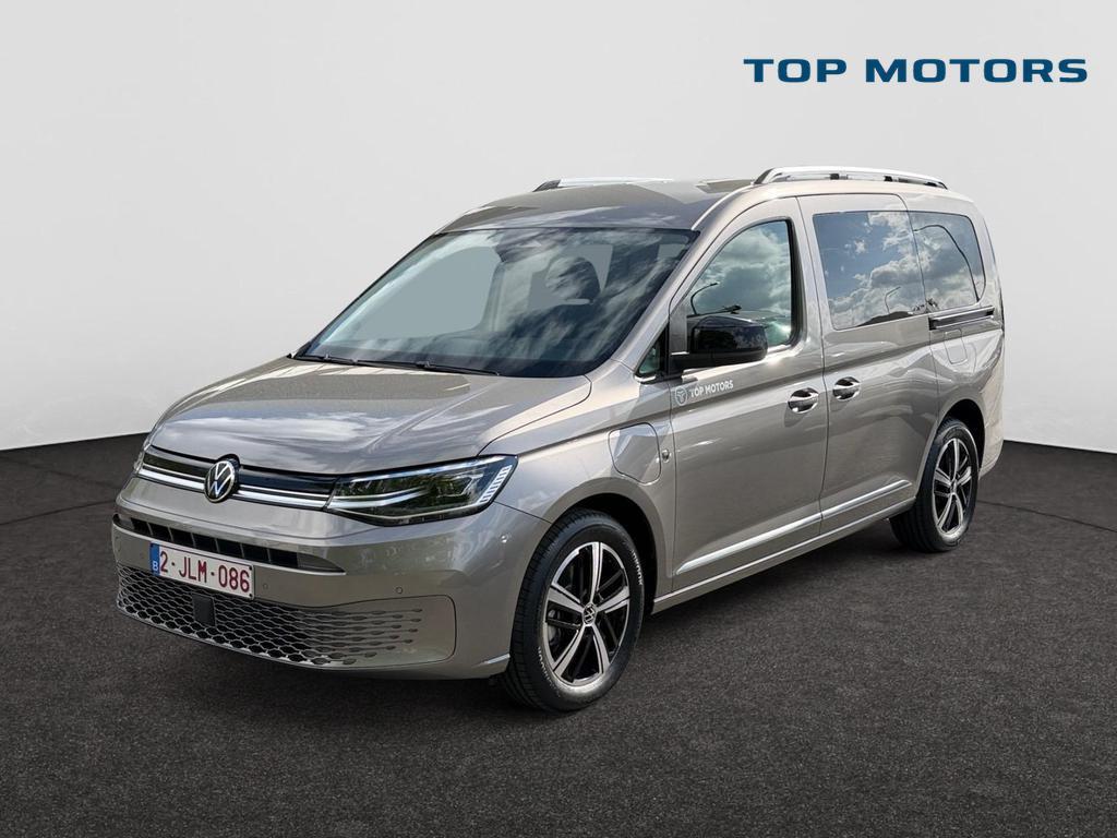 Volkswagen Caddy Maxi eHybrid (PHEV) DEMO Caddy Maxi Style 7, Auto's, Monovolume, Caddy Combi, Beige, Hybride Elektrisch/Benzine