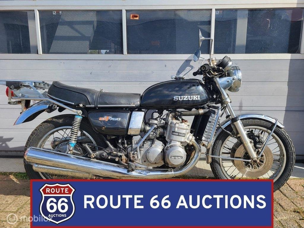 Suzuki GT750 | 1975 | Route 66 Auctions, Motoren, Gebruikt, Overig, Handgeschakeld