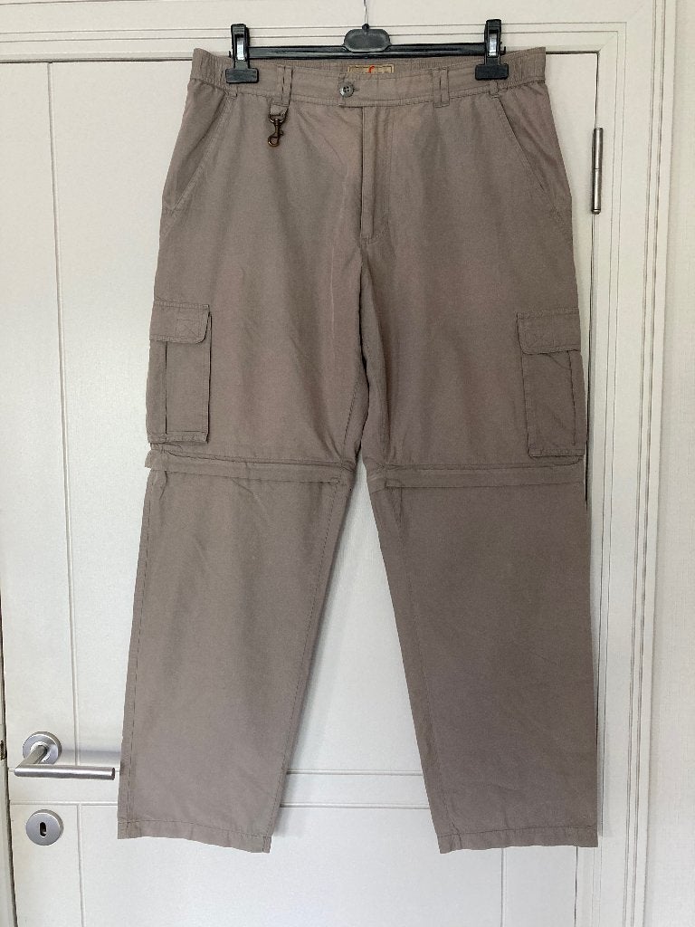 Afritsbare herenbroek OUTSIDE CASUAL, maat XL. Zeer goede st, Bruin, Maat 56/58 (XL), Ophalen of Verzenden, Outside casual