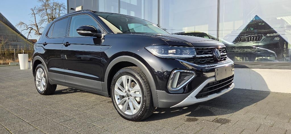 VW T-Cross 1.0 TSI 115 DSG Matrix 17Z IQ.Drive **NIEUW**, Auto's, Volkswagen, Euro 6, Zwart, Bedrijf, 5 zetels