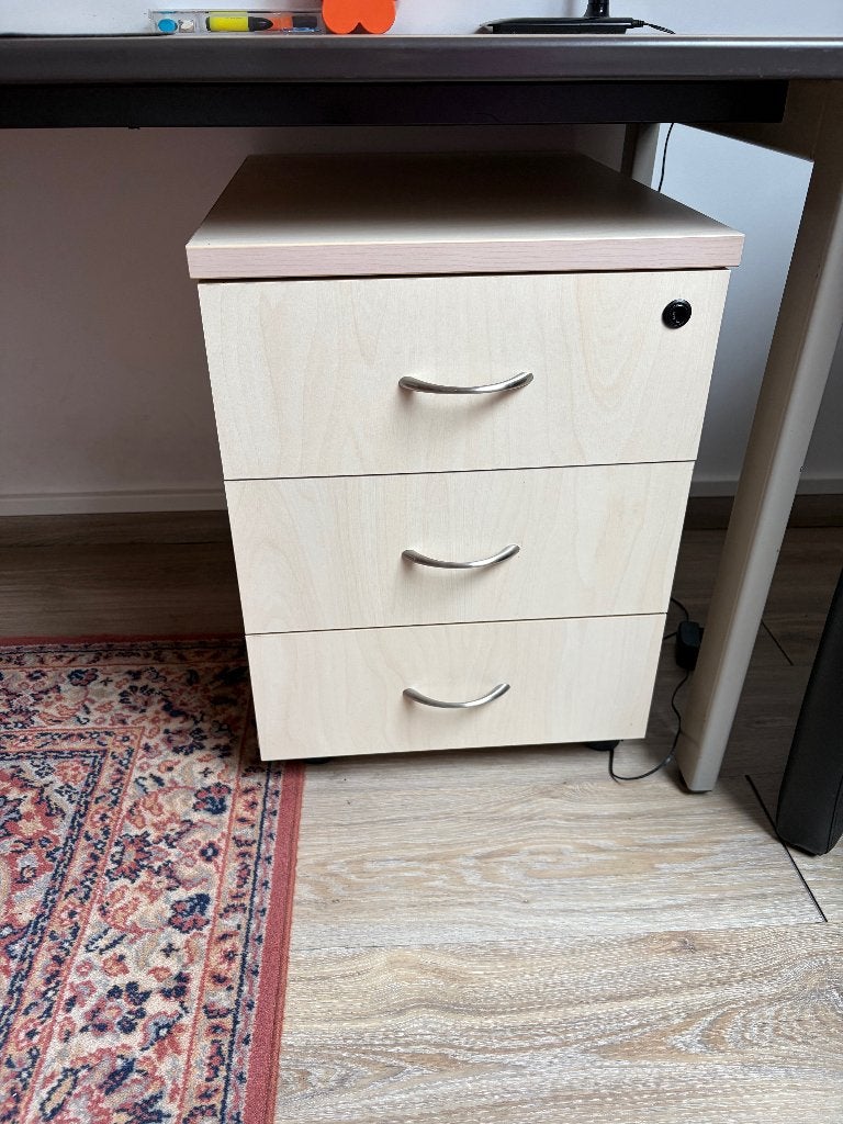 Caisson de bureau, Enlèvement, Utilisé, Bois