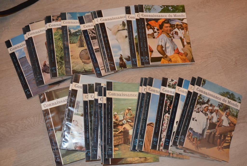 33 + 14 oude boekjes Connaissance du Monde, Boeken, Tijdschriften en Kranten, Ophalen, Gelezen, Overige typen
