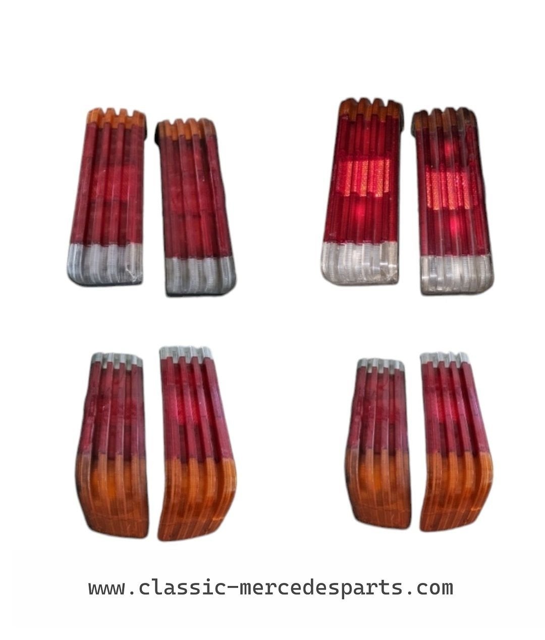 Europese achterlichtglazen Mercedes r107 380sl 450sl 420sl 5, Ophalen, Gebruikt, -, -