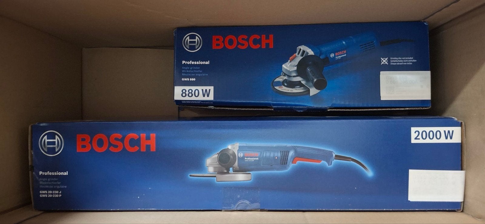 twee slijpmachine Bosch 230 125mm, Doe-het-zelf en Bouw, Ophalen, Nieuw
