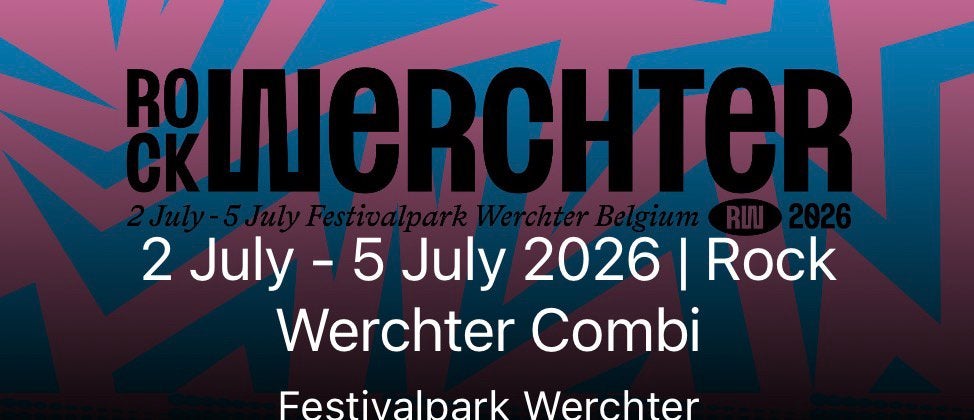 Combiticket Rock Werchter 2026, Tickets & Billets