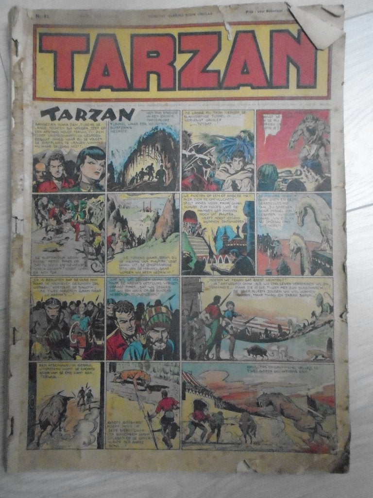 tarzan, weekblad, Boeken, Stripverhalen, Ophalen of Verzenden, Gelezen