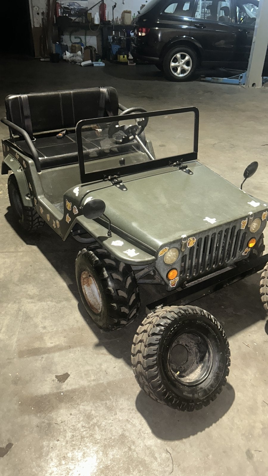 Willys Mini-Jeep op benzine, Motoren, Quads en Trikes, Meer dan 35 kW