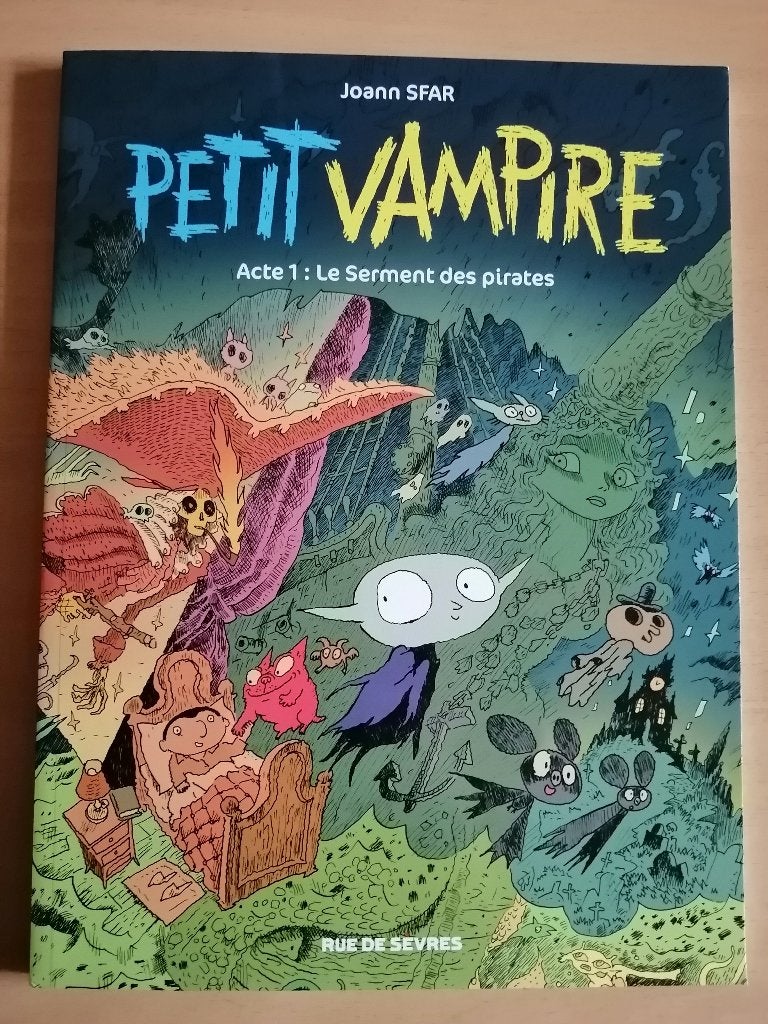 BD Petit Vampire : Le Serment des pirates de J. Sfar, Enlèvement ou Envoi
