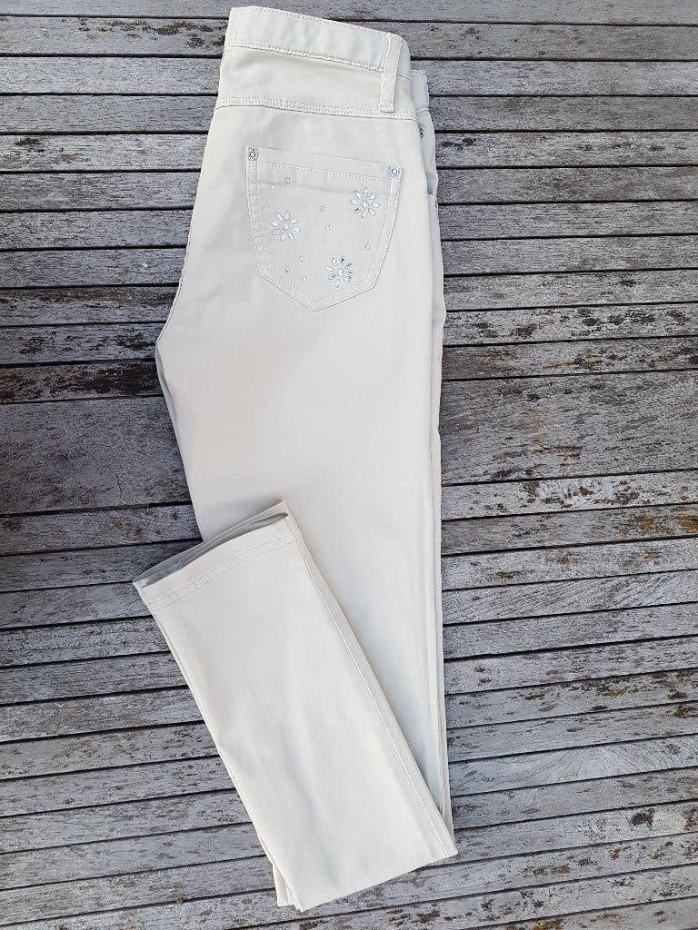 Terre Bleue beige broek, Kleding | Dames, Terre Bleue, Beige, Zo goed als nieuw, Lang