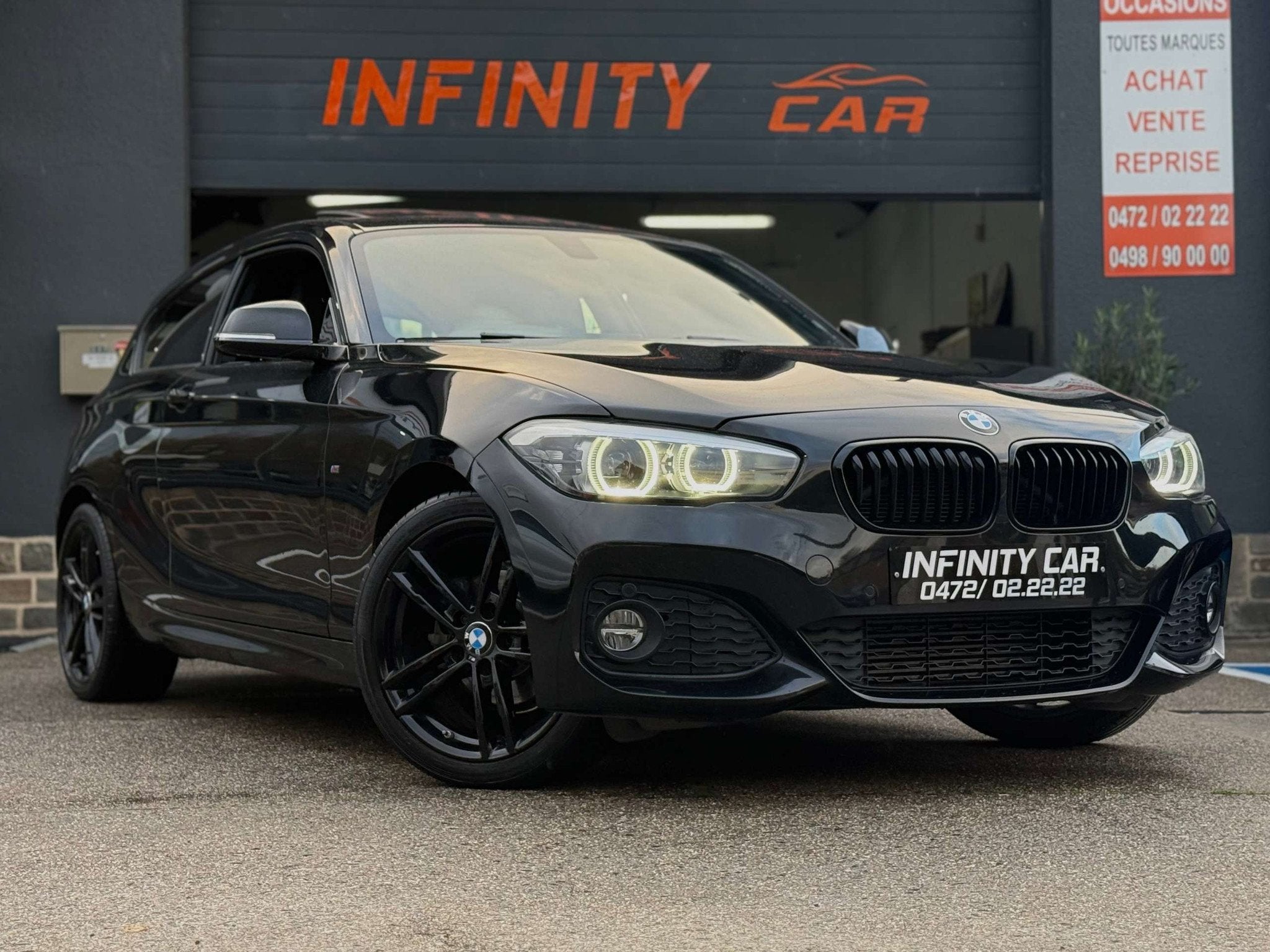 BMW 1 Serie 116 116i M Sport Edition (bj 2018), 4 zetels, Gebruikt, Parkeersensor, Alcantara