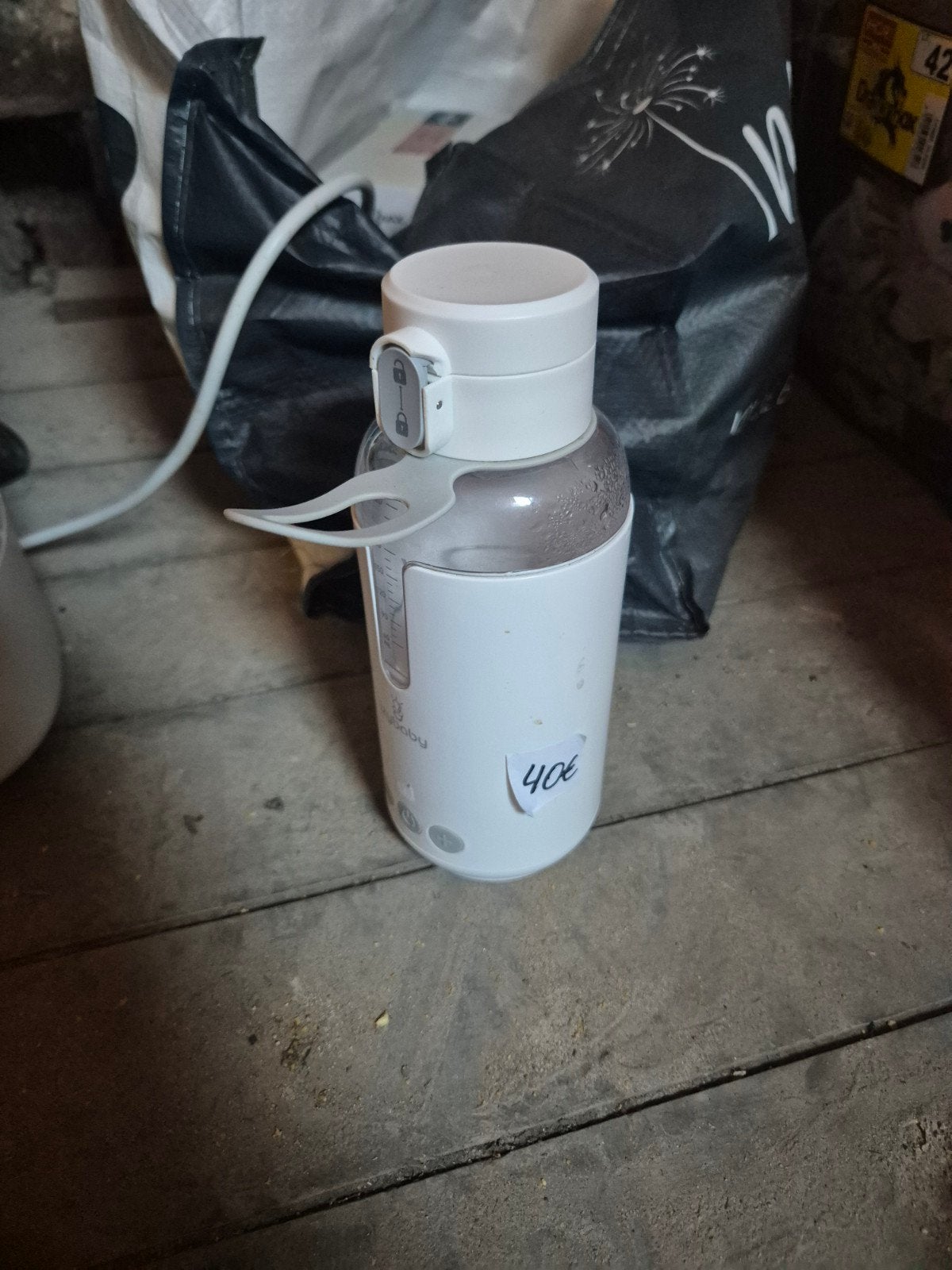 chauffe biberons nomade, Enlèvement