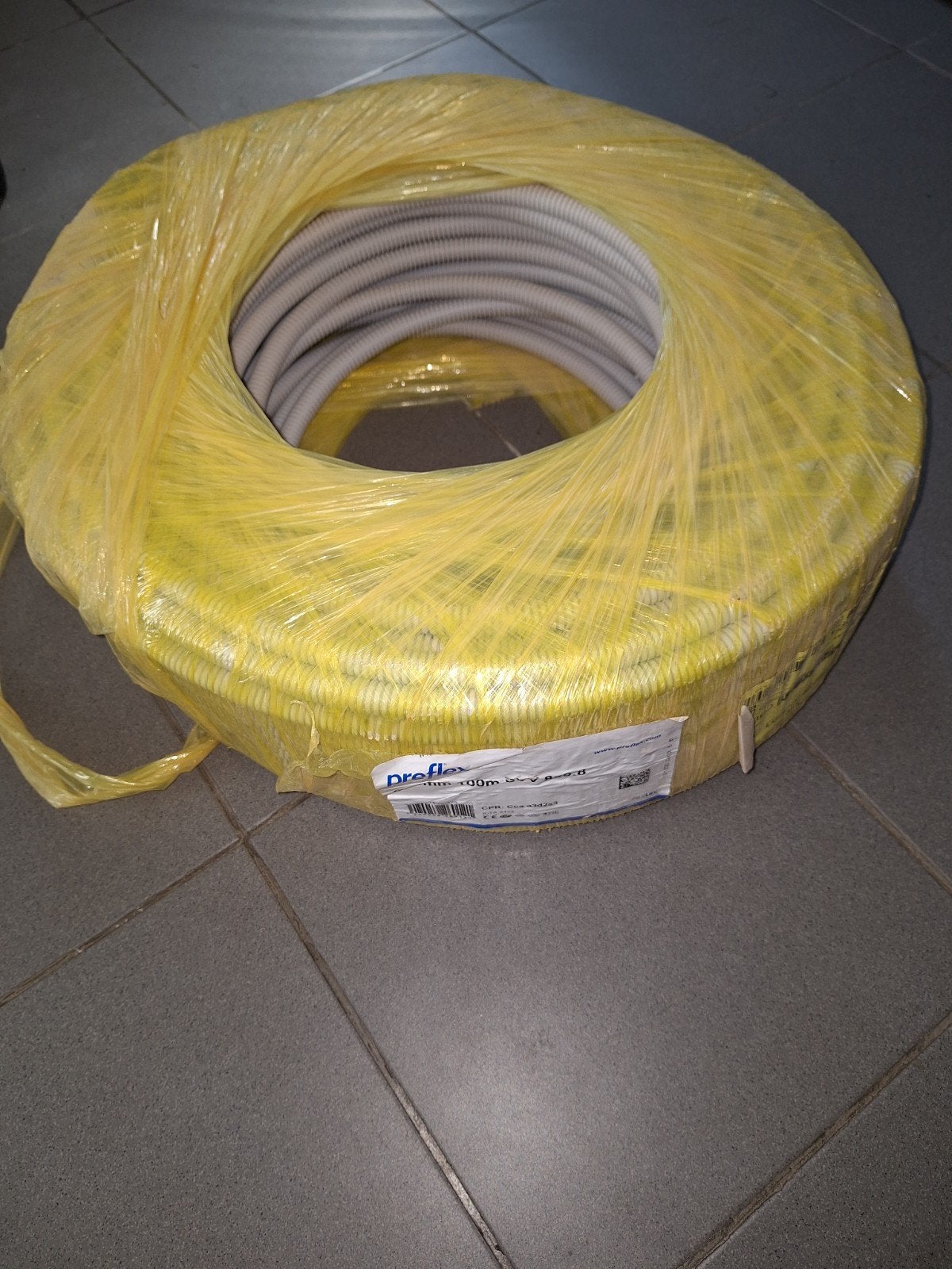 Preflex SVV kabel 8x0,8 (diameter 16) +/- 80meter, Enlèvement