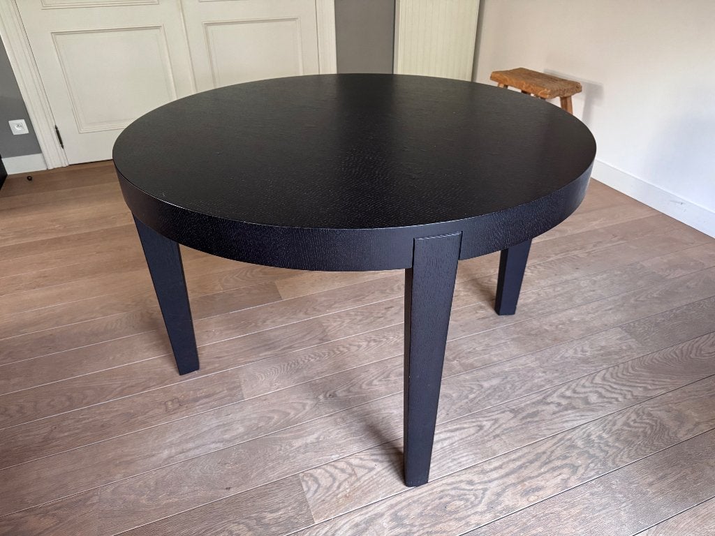 Eettafel rond 120 van Meridiani, Huis en Inrichting, Tafels | Eettafels, Zo goed als nieuw, 100 tot 150 cm, 100 tot 150 cm, Rond