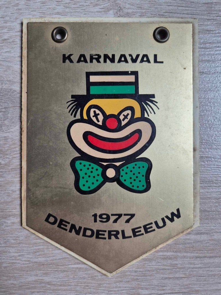 Carnaval medaille Denderleeuw 1977, Ophalen of Verzenden